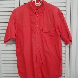 Beretta Mens LG Button Down Shooting Shirt Right Hand Vented Short Sleeve